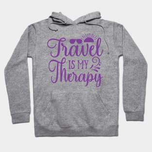 Travel Is My Therapy Hoodie